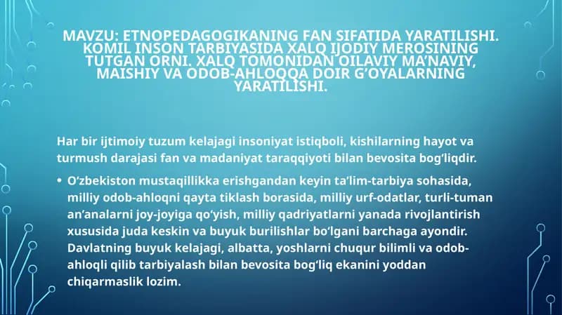 Etnopedagogika
