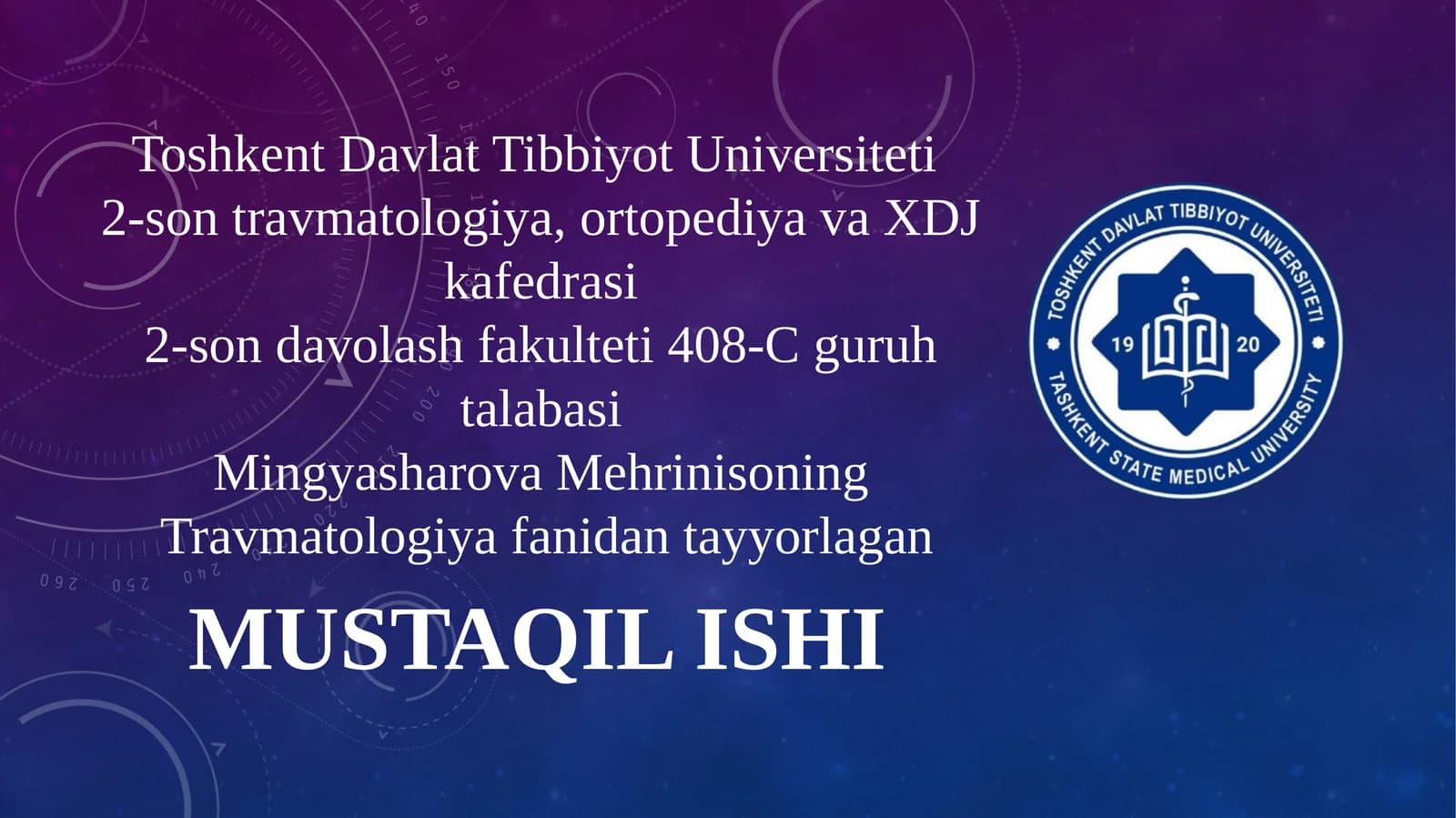 Son suyagi sinish va chiqishlari, ularning asoratlarI
