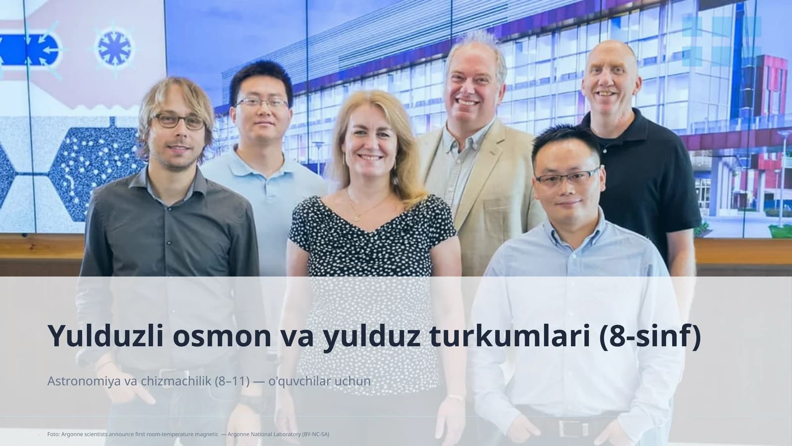 Yulduzli osmon va yulduz turkumlari (8-sinf)