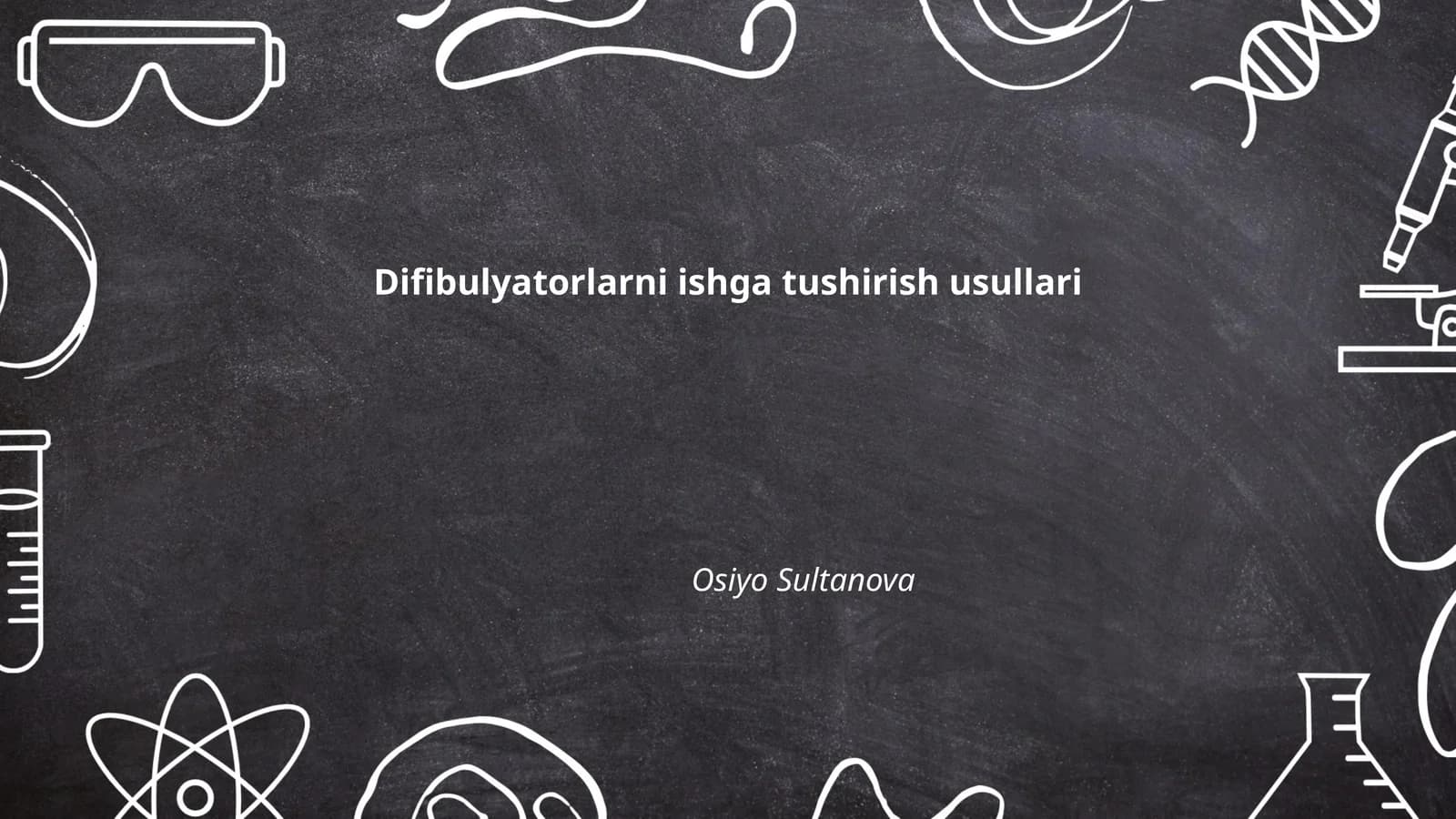 Difibulyatorlarni ishga tushirish usullari
