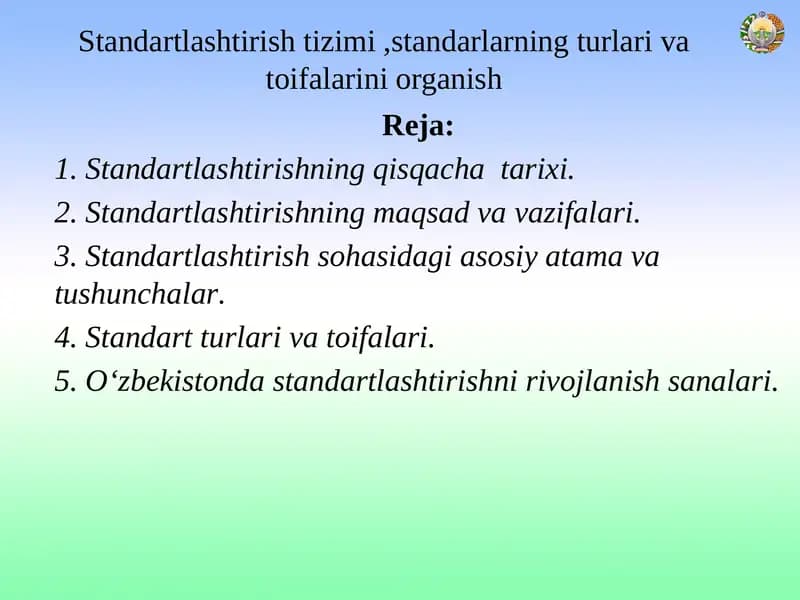 Standartlashtirishtizimi