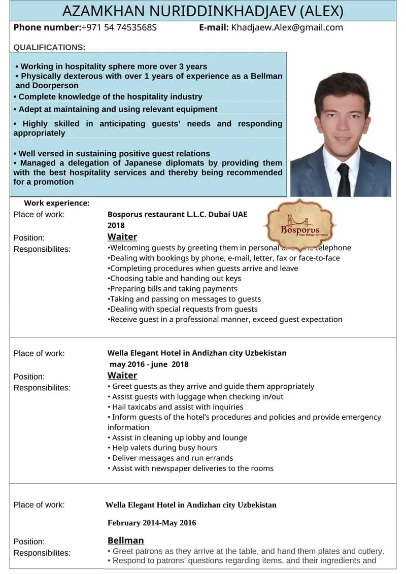 QUALIFICATIONS