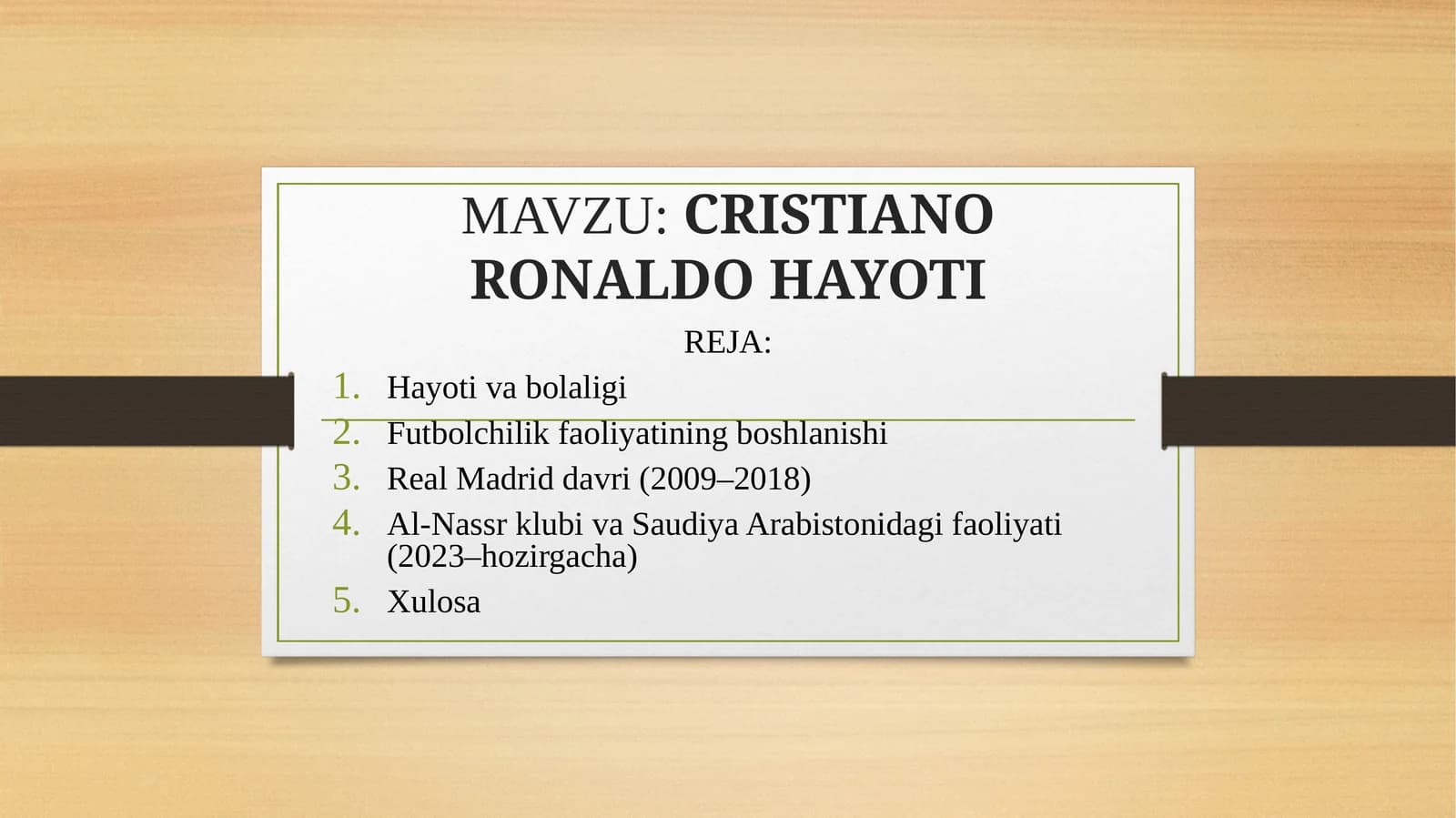 CRISTIANO RONALDO HAYOTI