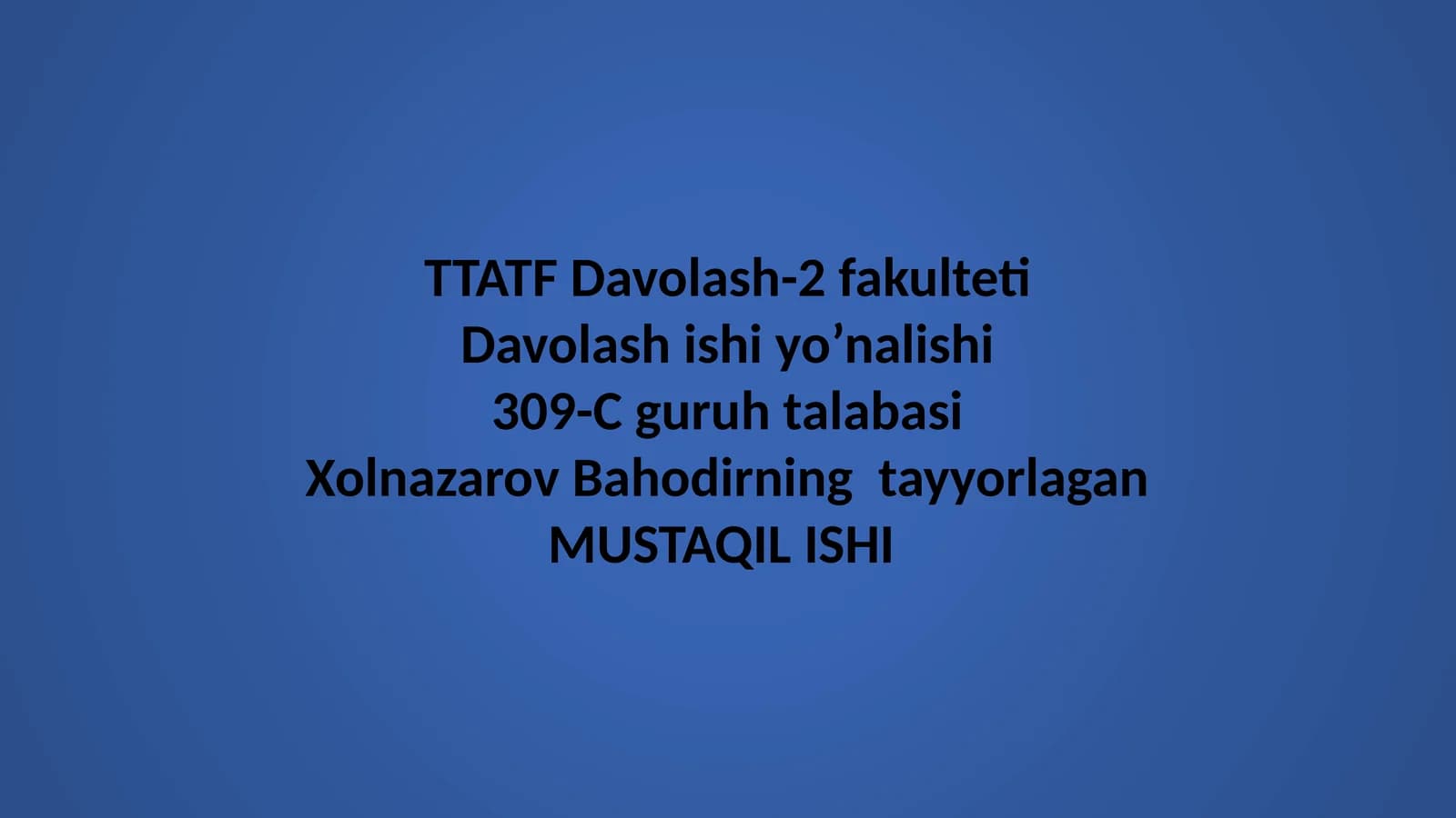 Qon Quyish Bo‘yicha Shifokorning Majburiyatlari
