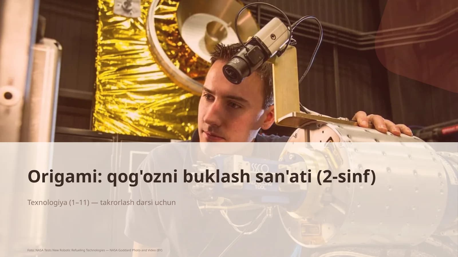 Origami: qog'ozni buklash san'ati (2-sinf)