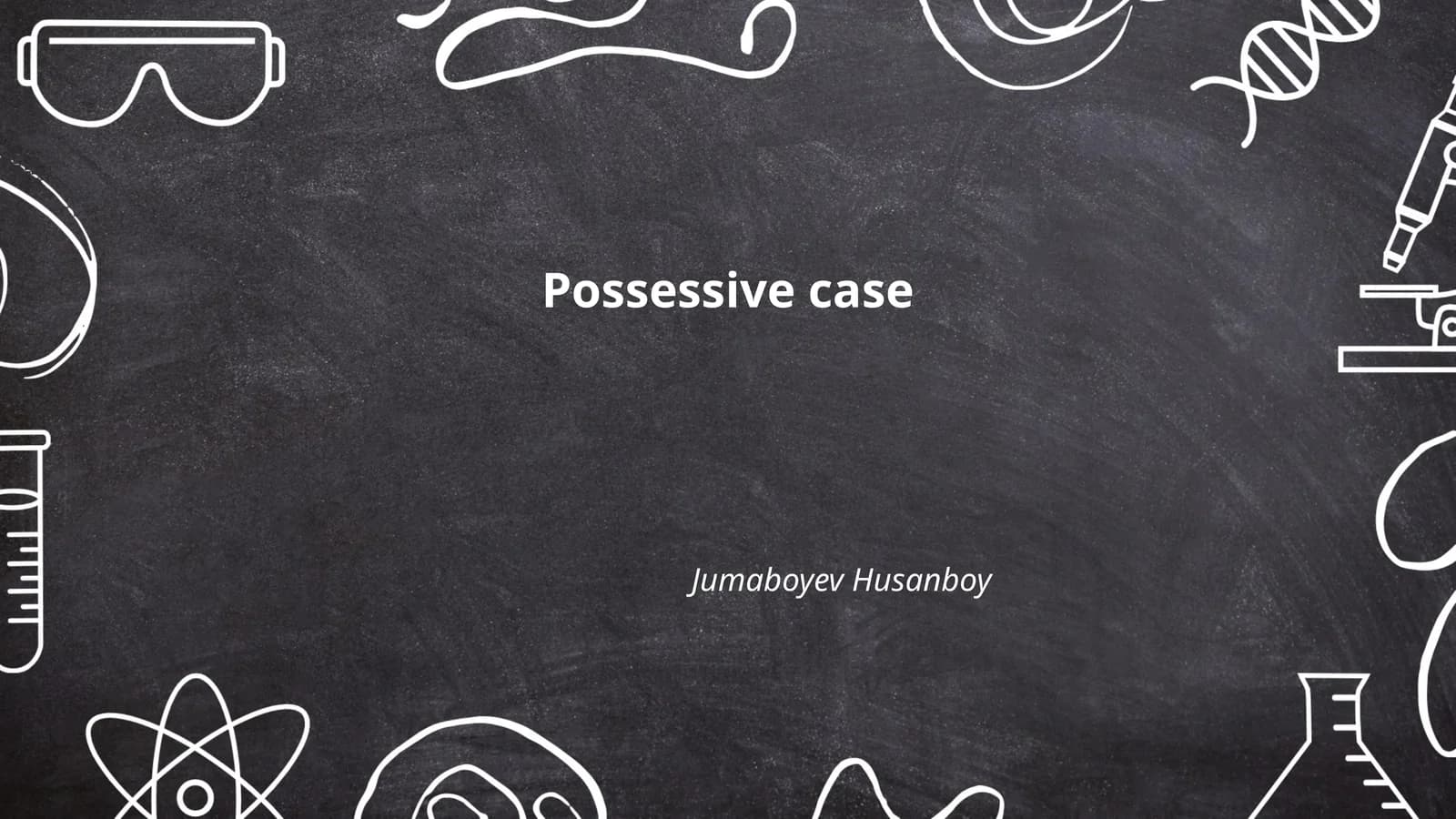 Possessive case