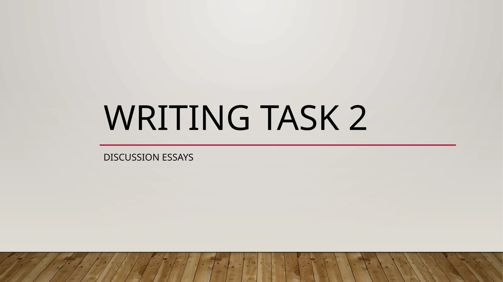 Writing task 2