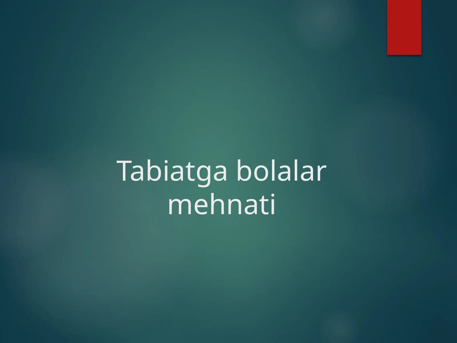 Tabiatgobalar mehnati
