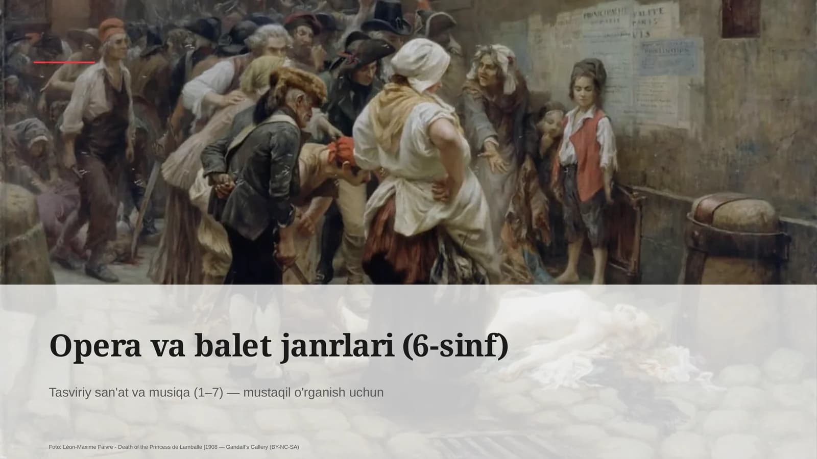 Opera va balet janrlari (6-sinf)
