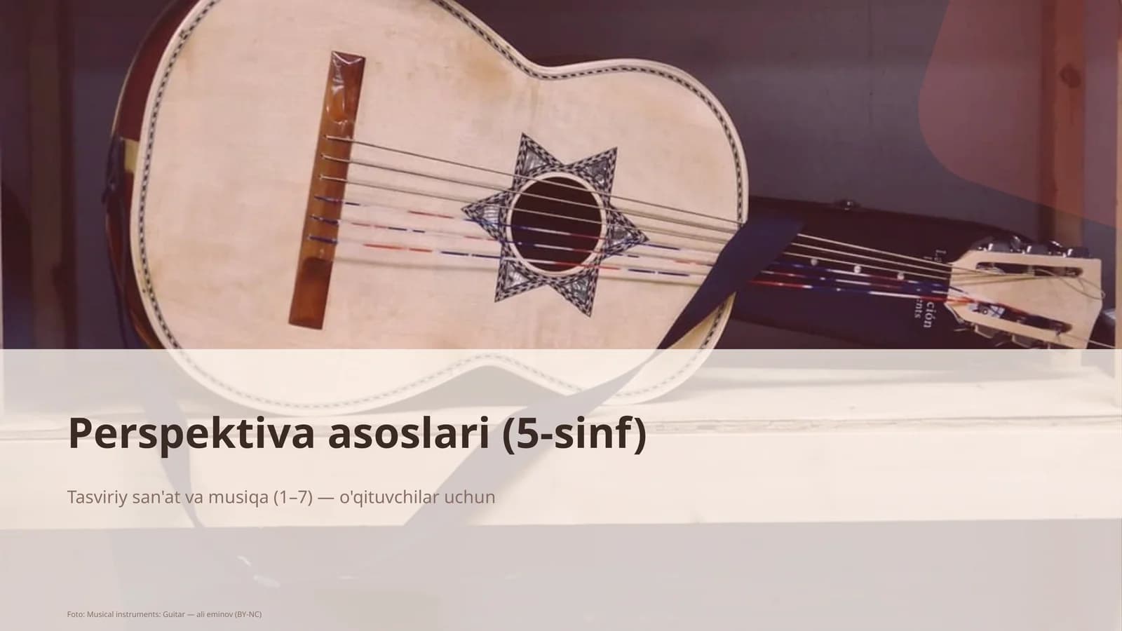 Perspektiva asoslari (5-sinf)