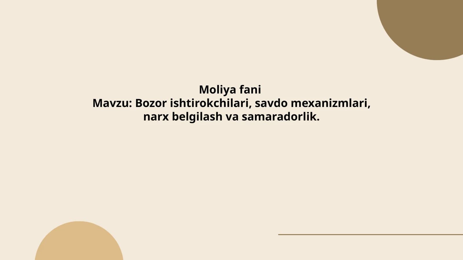 Moliya fani