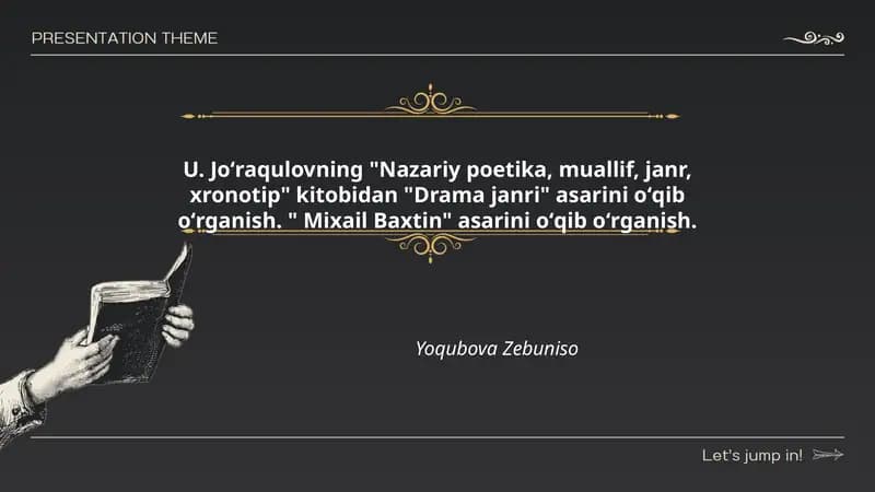 Drama janri