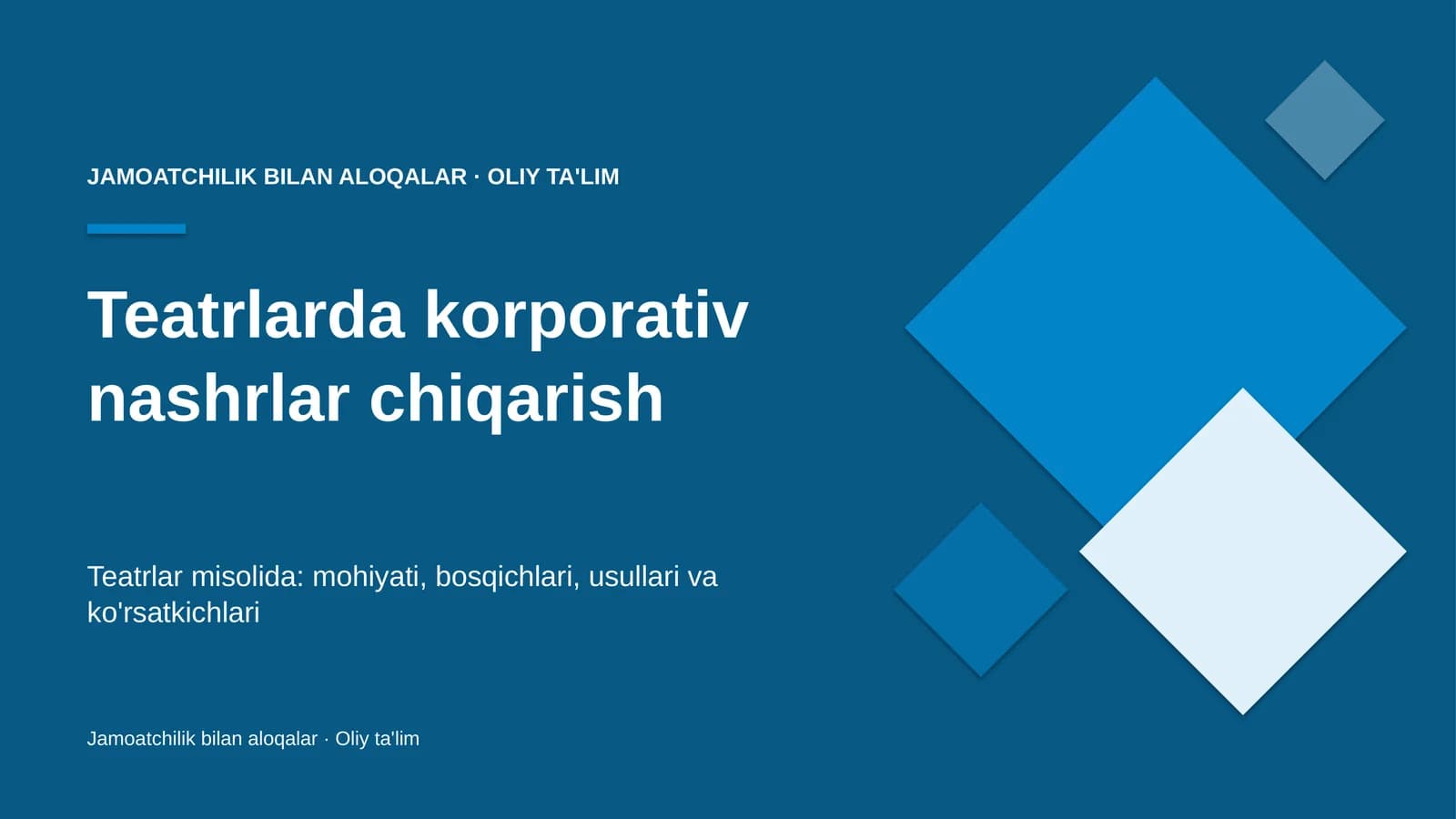 teatrlarda korporativ nashrlar chiqarish 9715