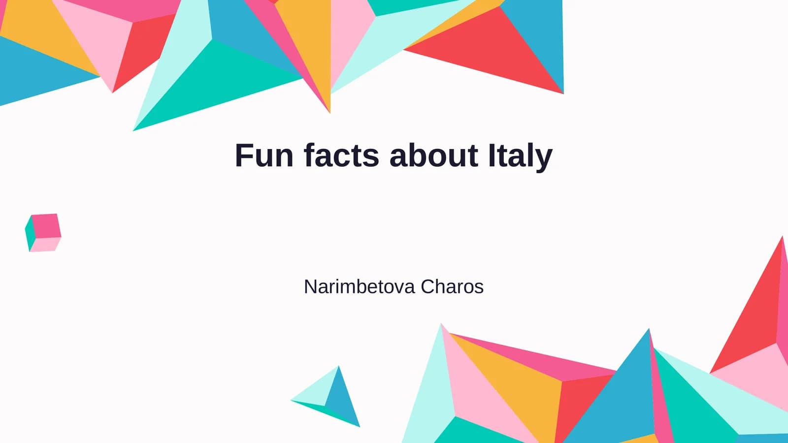 Fun facts about Italy