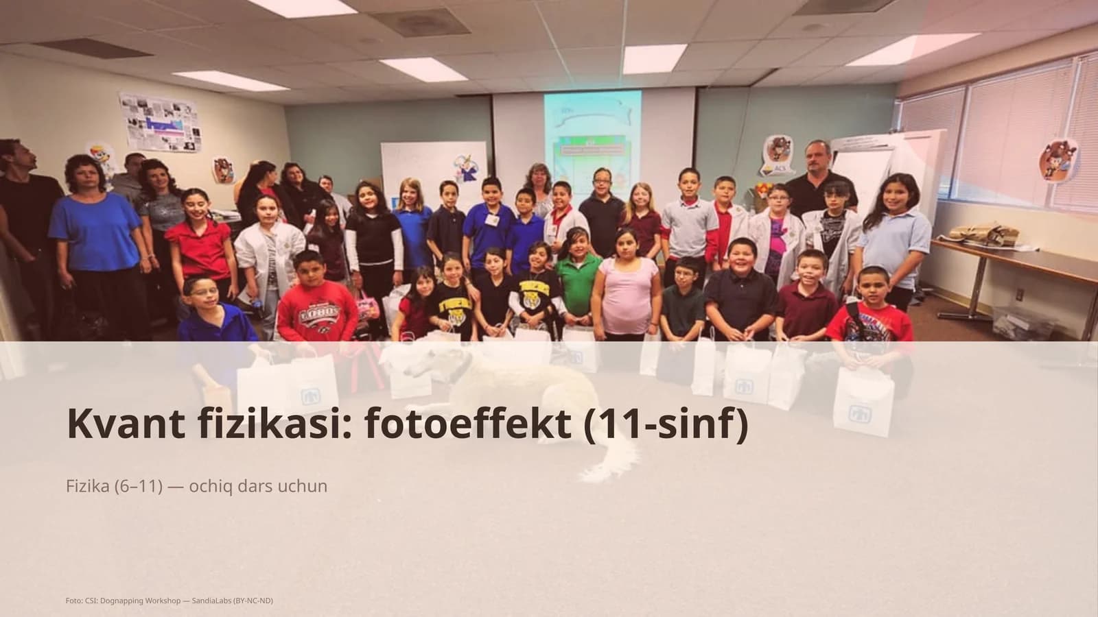 Kvant fizikasi: fotoeffekt (11-sinf)