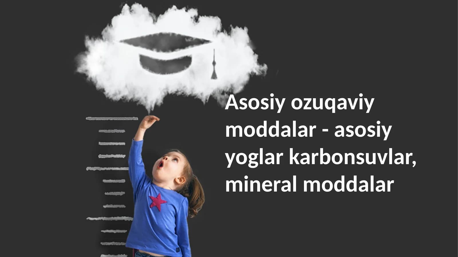 Asosiy ozuqaviy moddalar - asosiy yoglar karbonsuvlar, mineral moddalar
