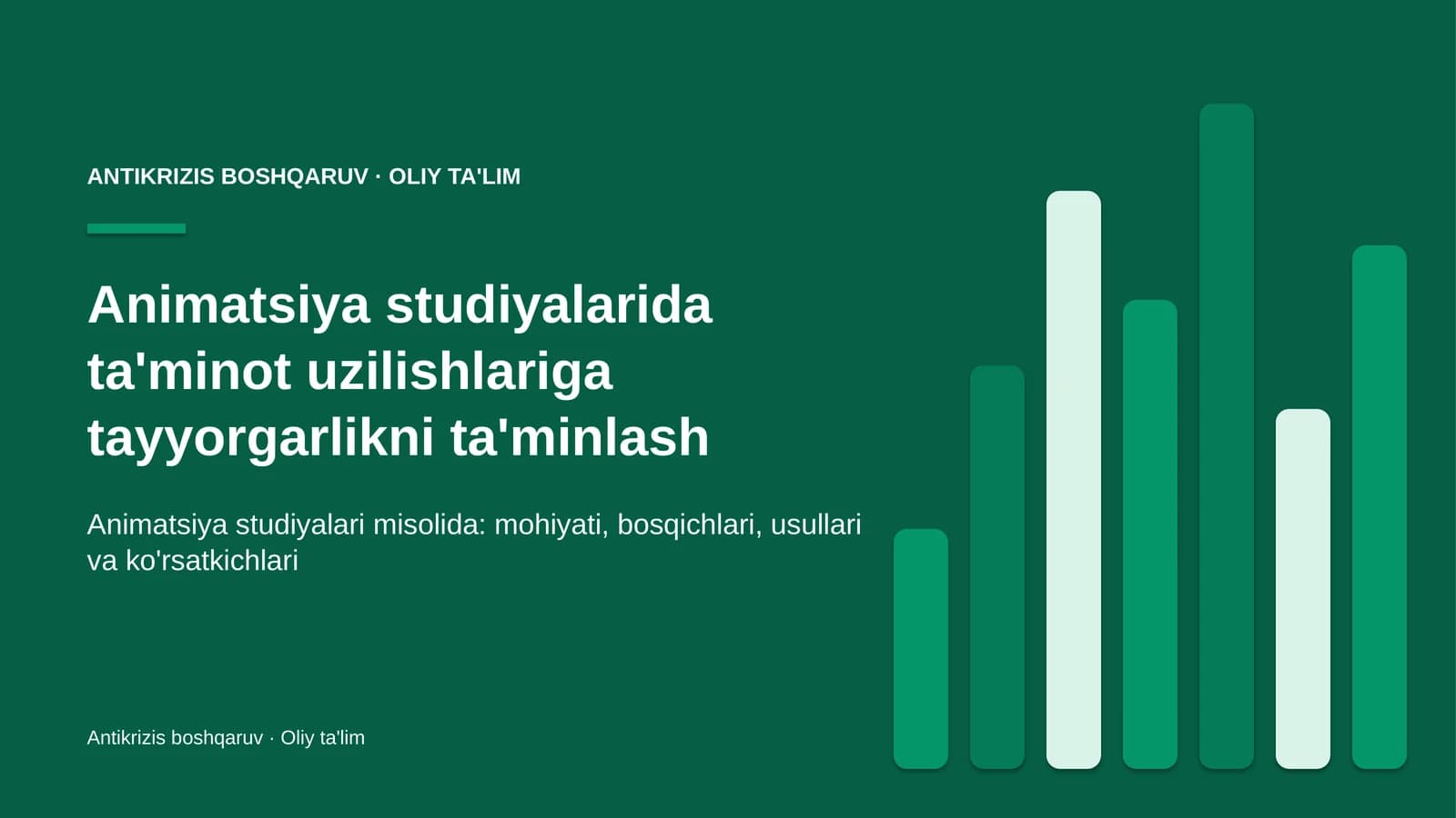 animatsiya studiyalarida ta'minot uzilishlariga tayyorgarlikni ta'minlash 9235