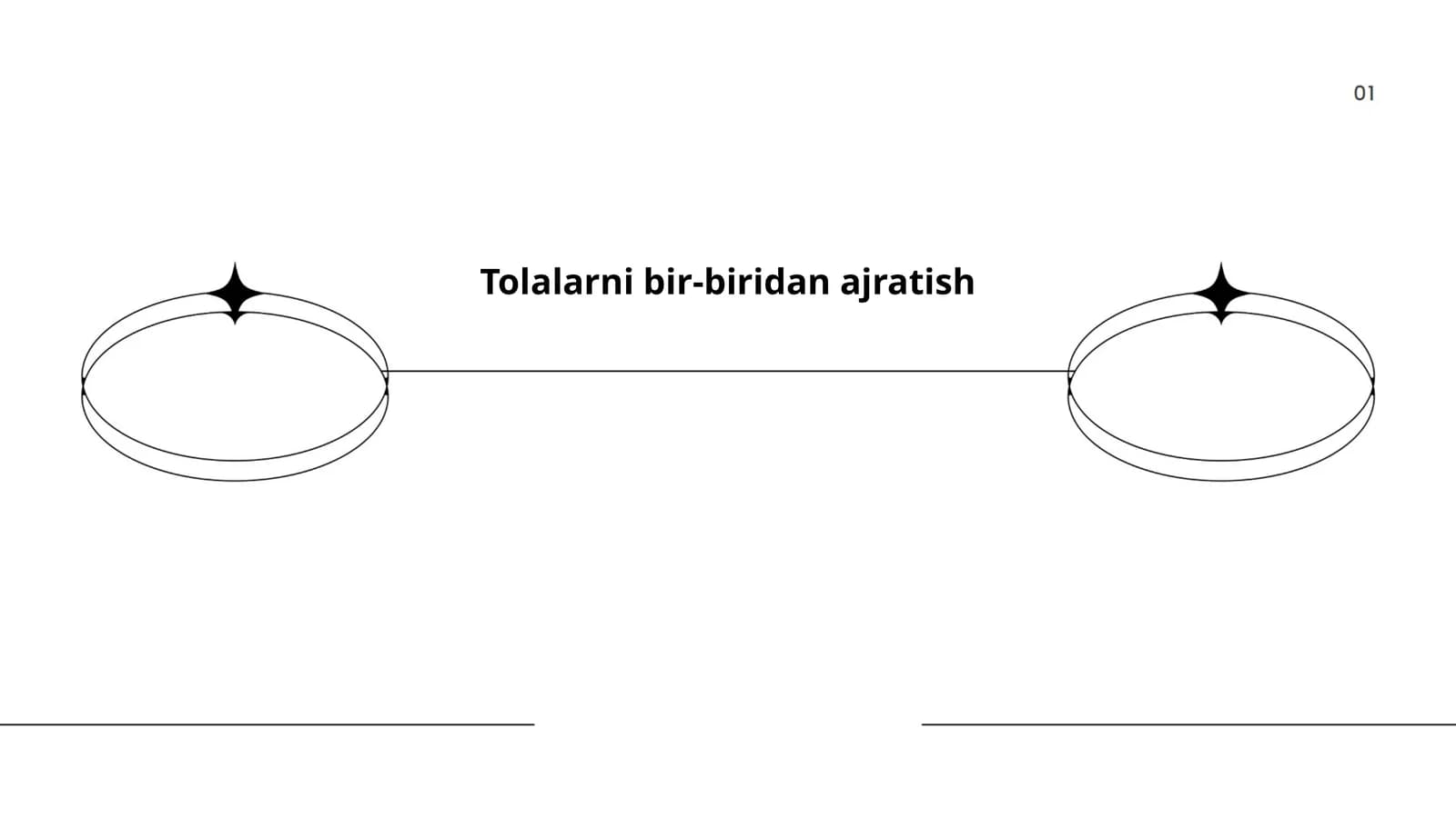 Tolalarni bir-biridan ajratish
