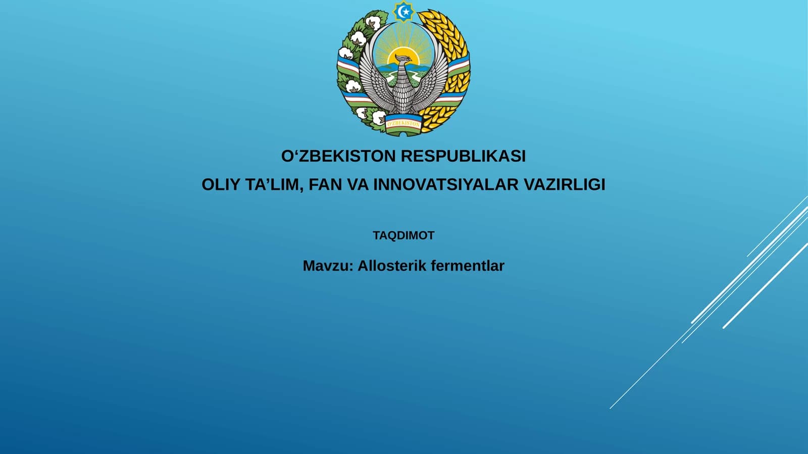 Allosterik fermentlar