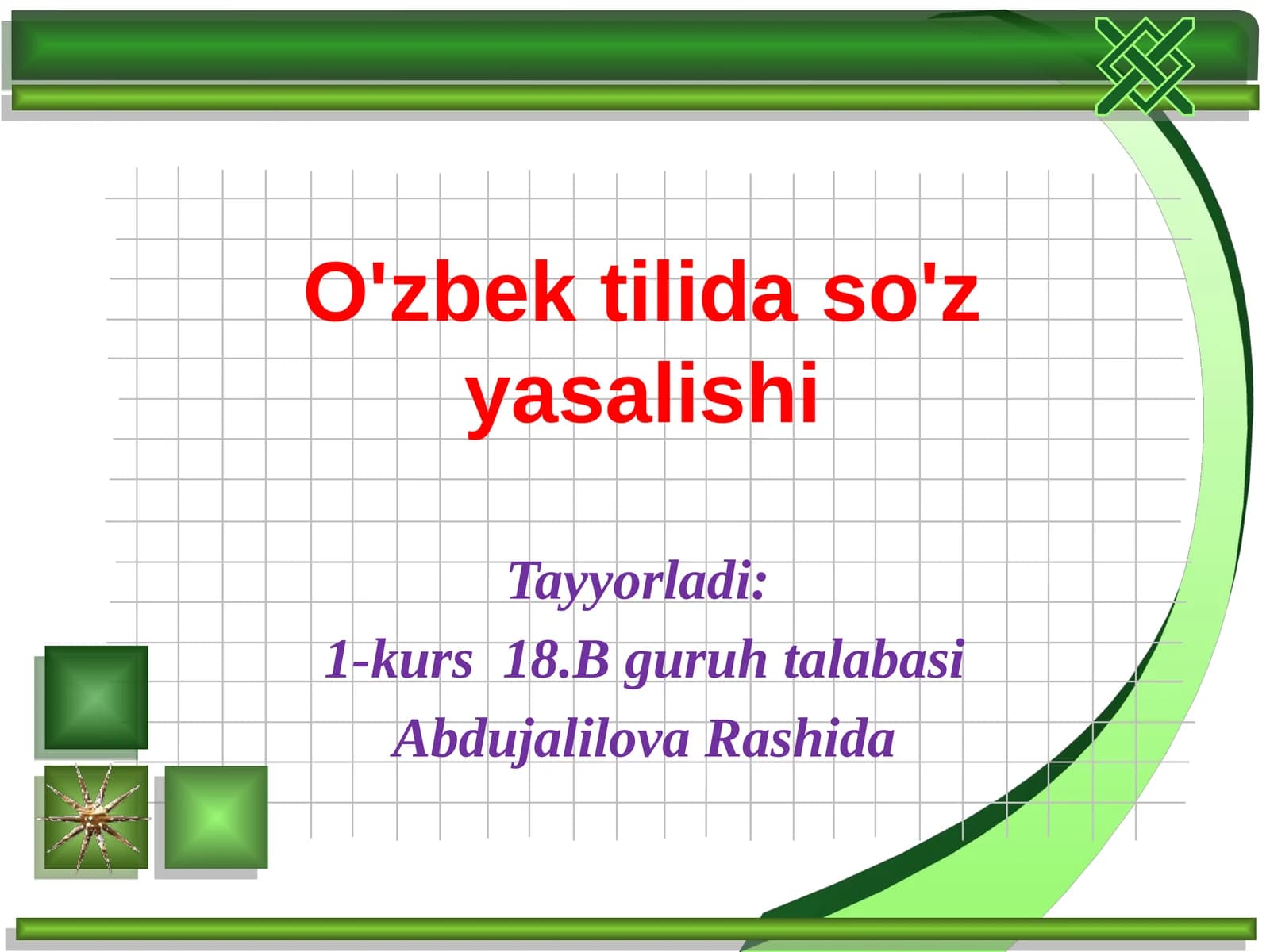 O'zbek tili so'z yasash lug'ati
