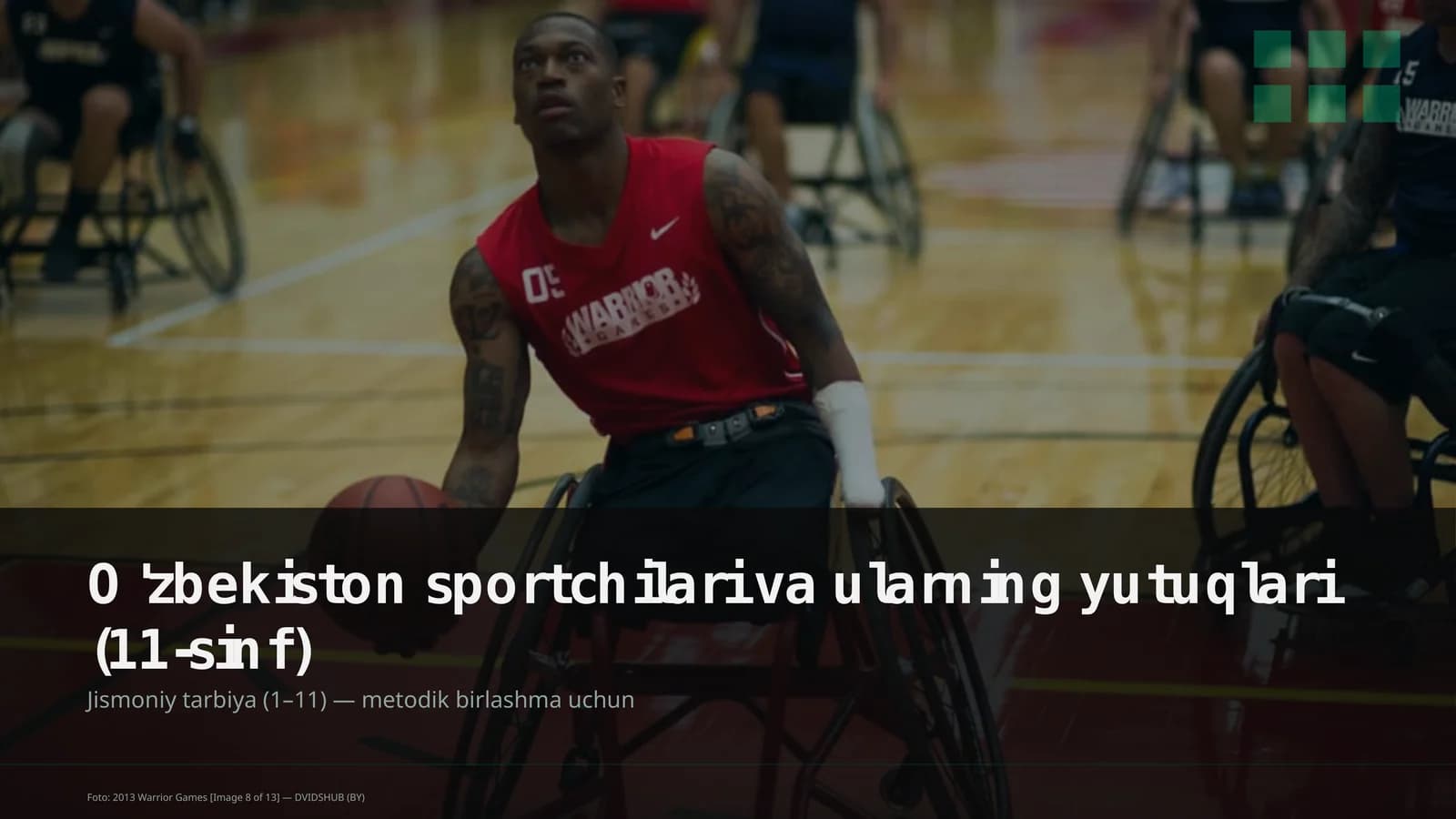 O'zbekiston sportchilari va ularning yutuqlari (11-sinf)