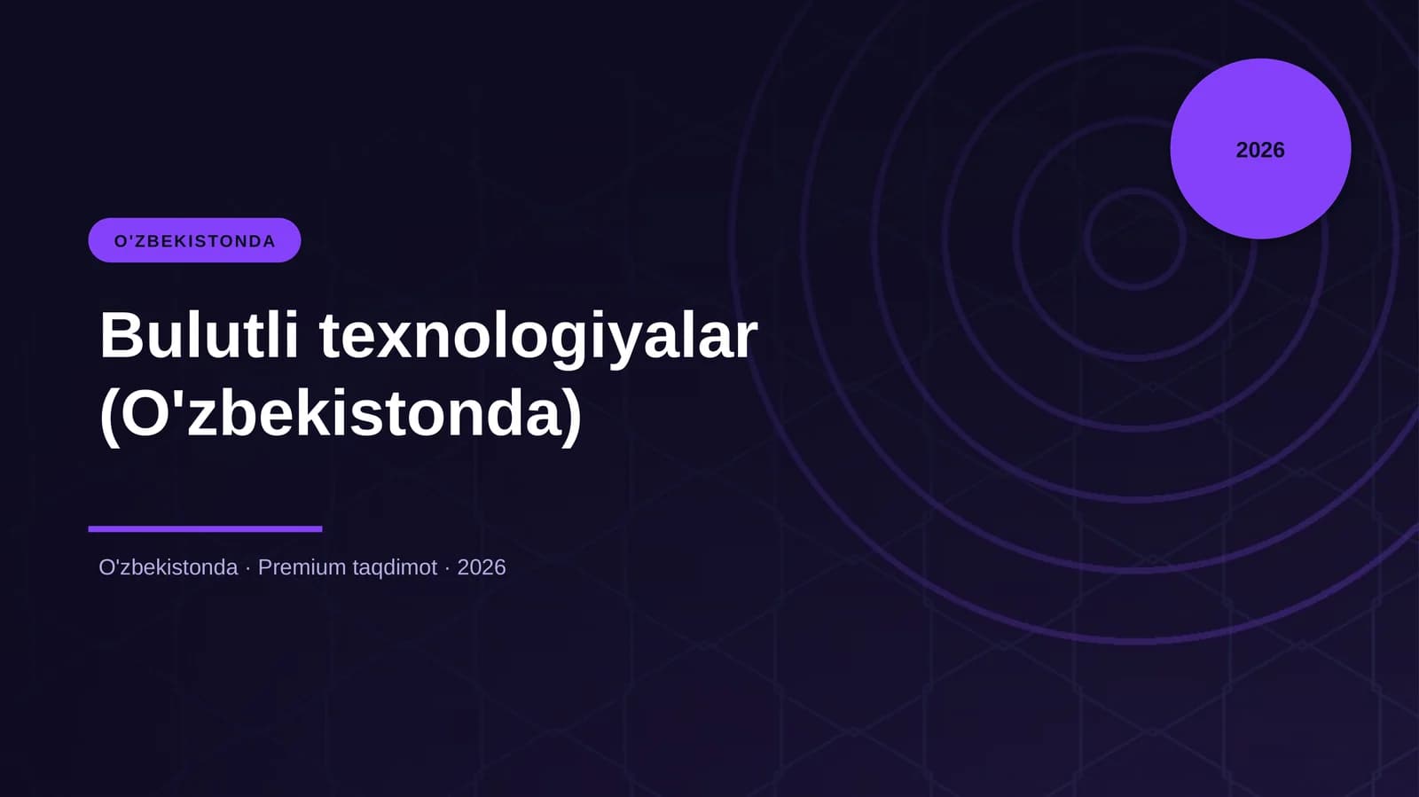 Bulutli texnologiyalar (O'zbekistonda)