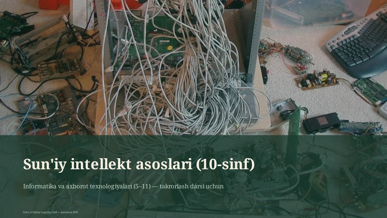 Sun'iy intellekt asoslari (10-sinf)