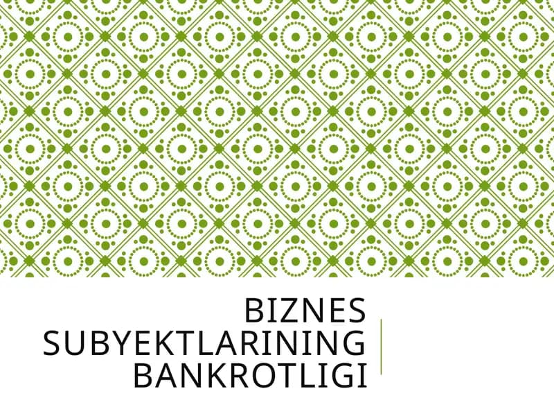 Bankrotlik taqdimot