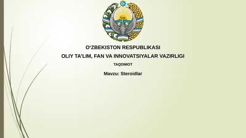 Steroidlar