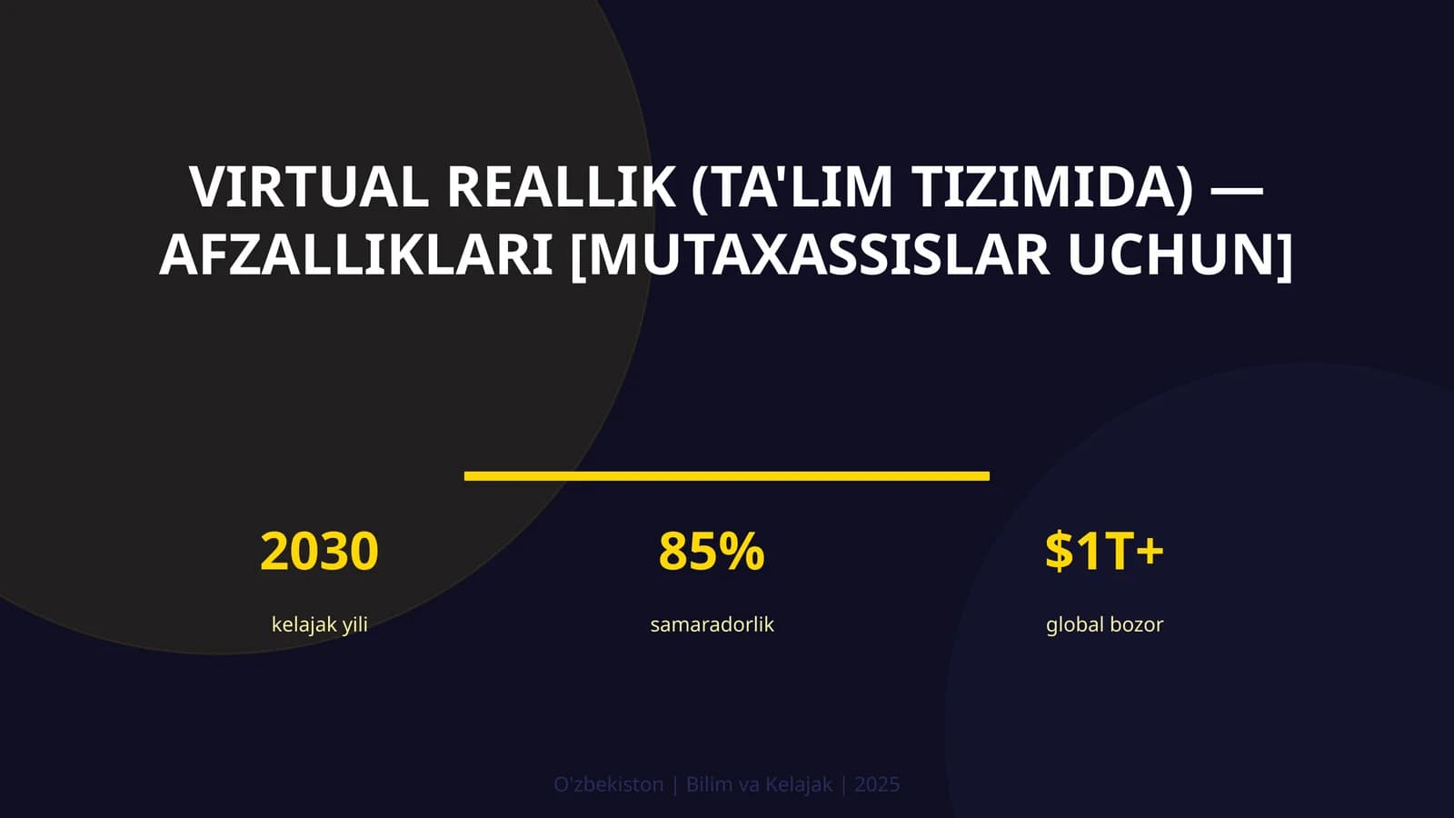 Virtual reallik (ta'lim tizimida) — afzalliklari [mutaxassislar uchun]