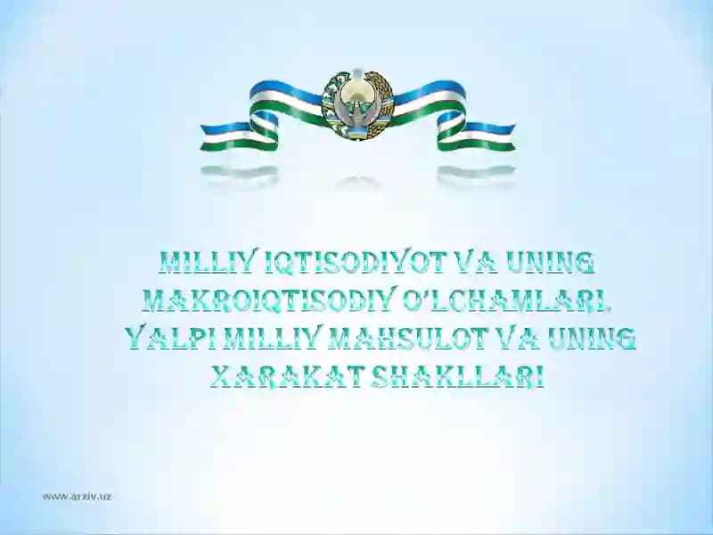 Milliy iqtisodiyot