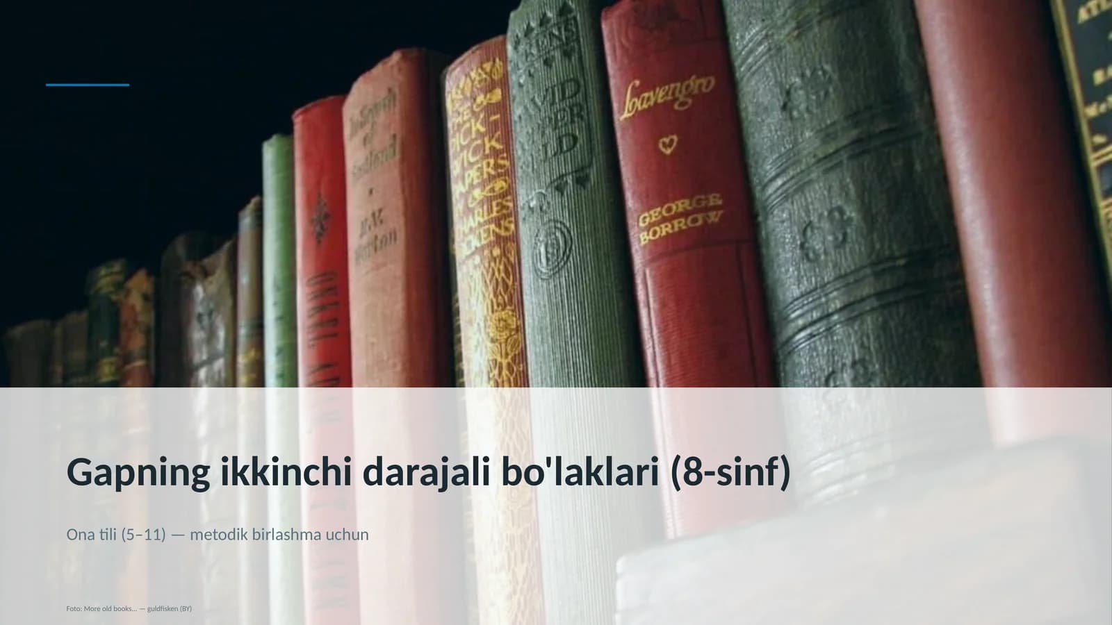 Gapning ikkinchi darajali bo'laklari (8-sinf)