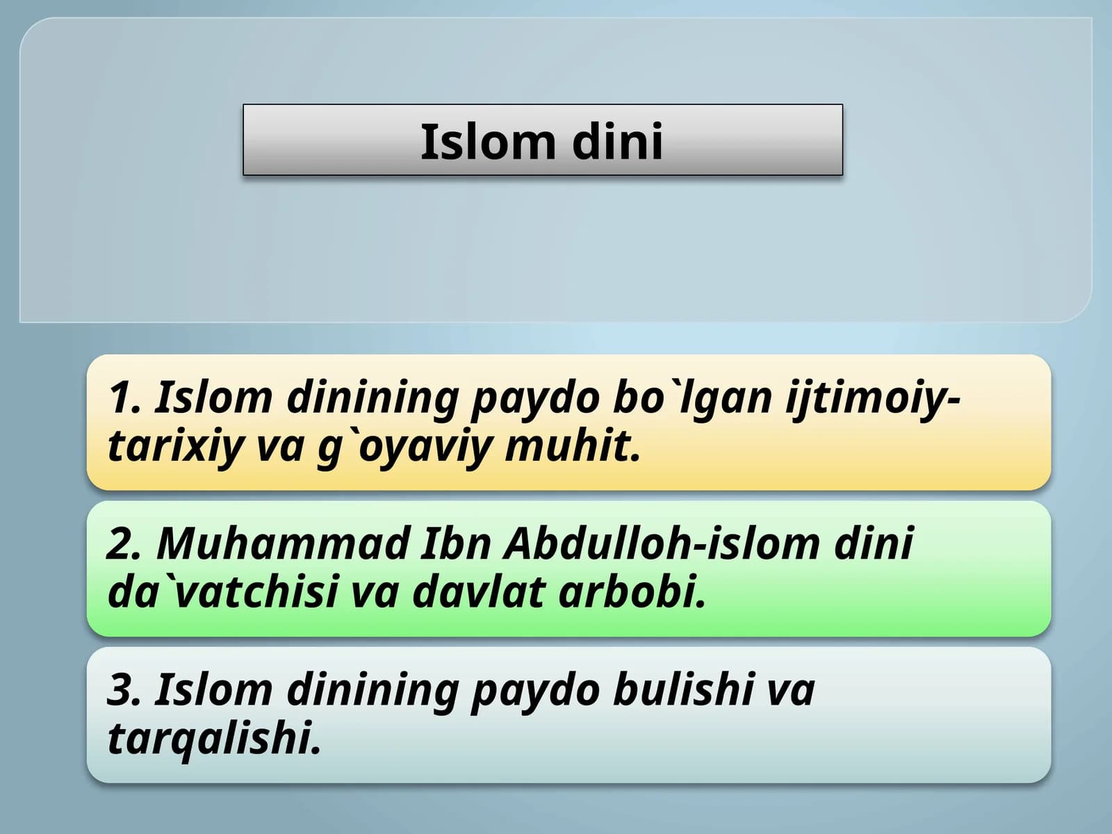 Islomdini