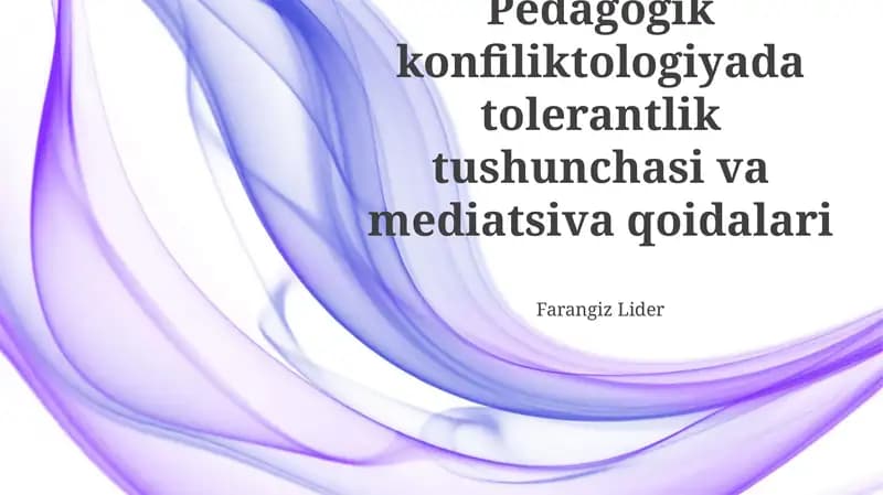 Ta'lim Konfliktsiyasi: Tajriba va Eng Yaxshi Amaliyotlar