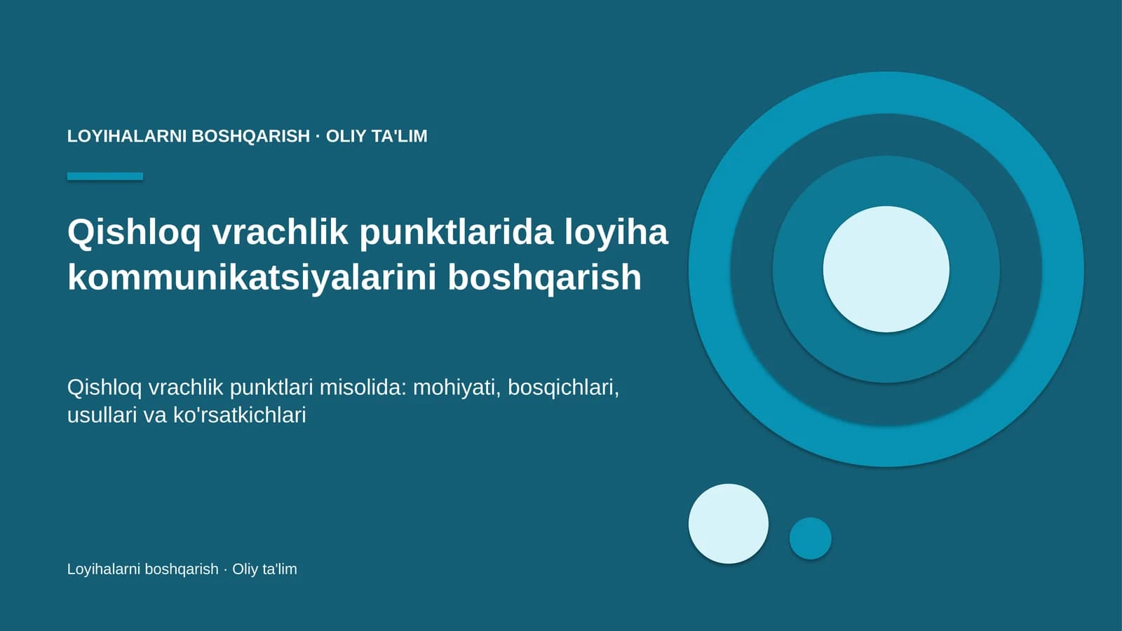 qishloq vrachlik punktlarida loyiha kommunikatsiyalarini boshqarish 9168