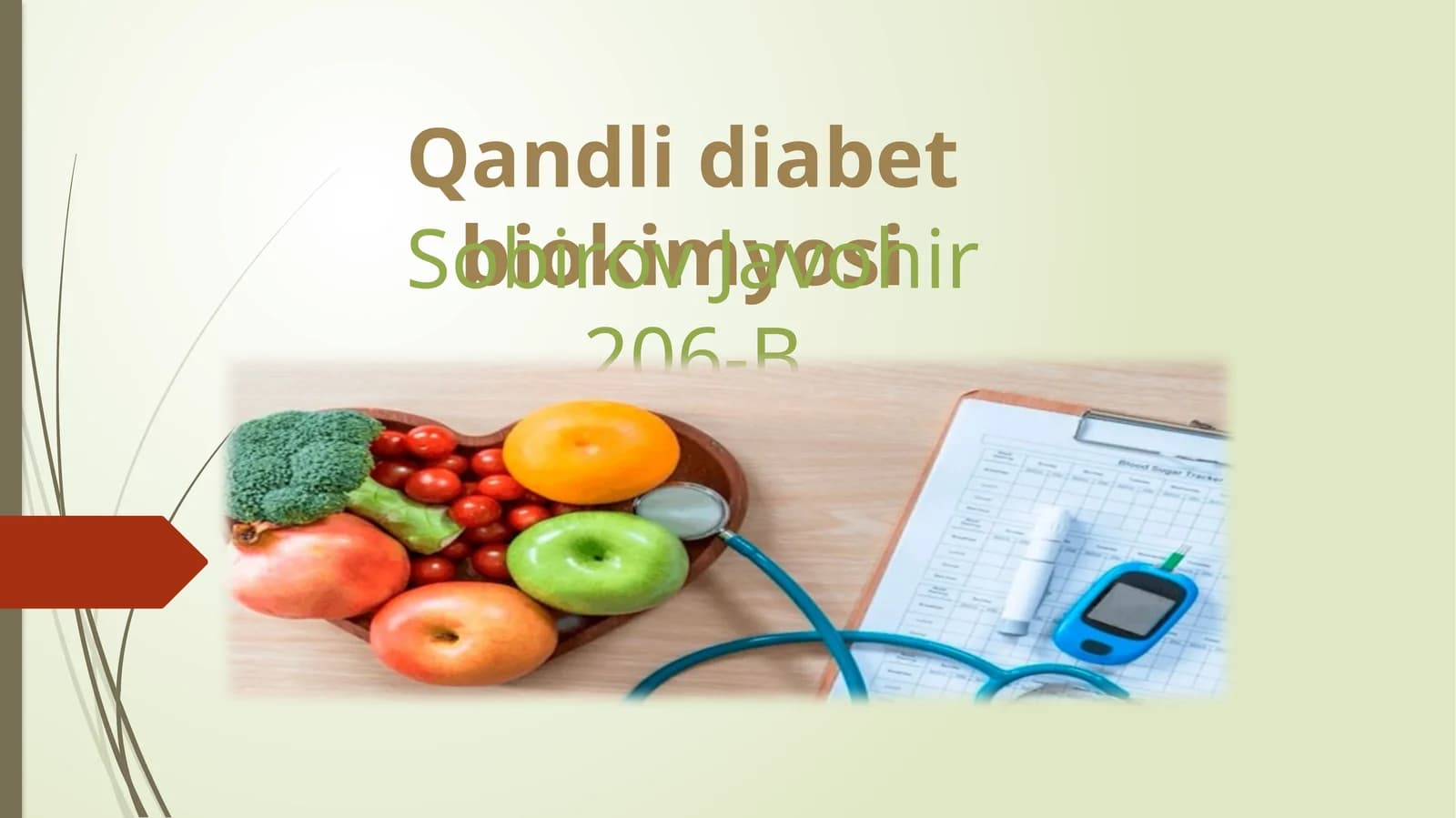 Qandlidiabet biokimyosi