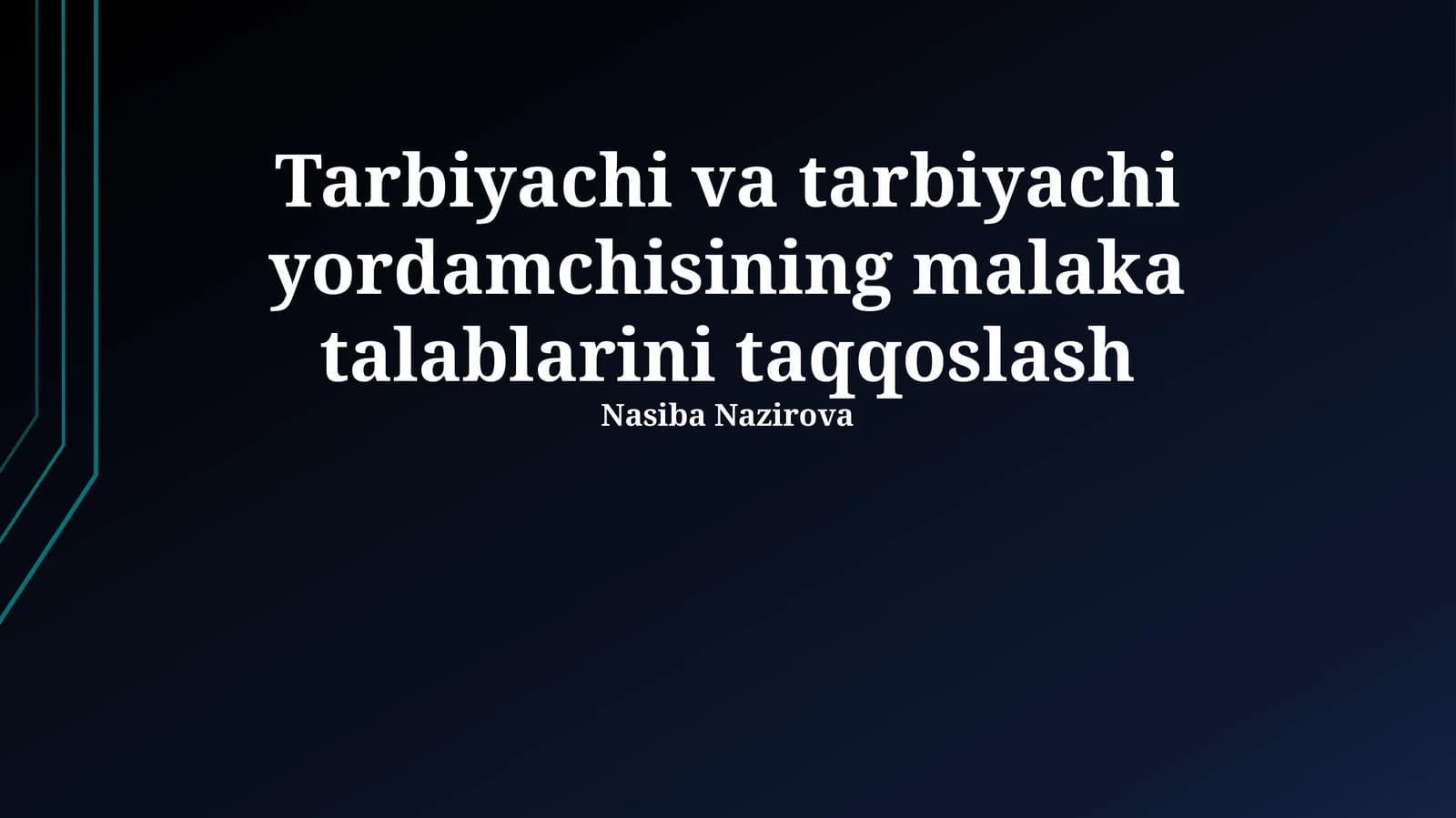 Malaka oshirish kurslari