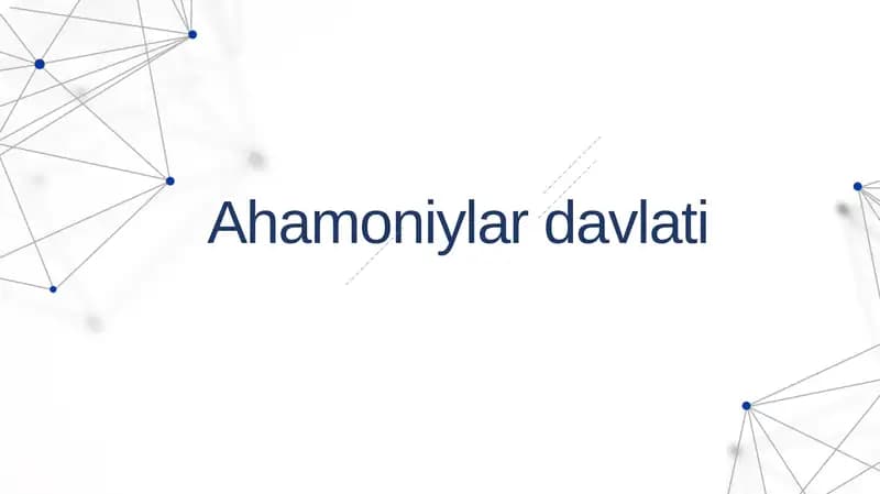 Ahamoniylardavlati