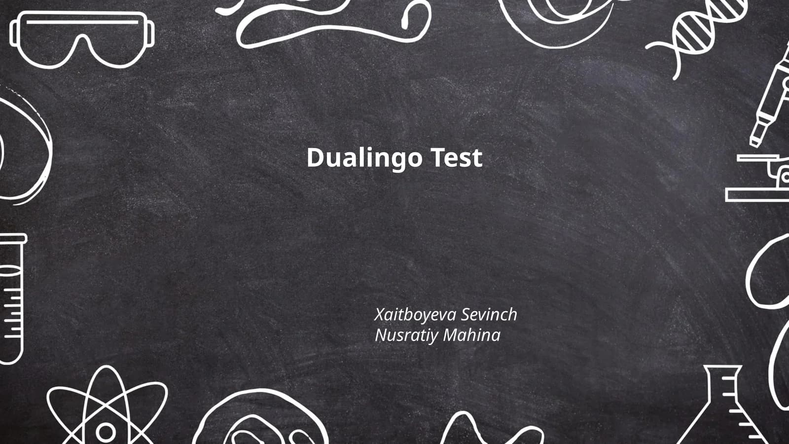 Dualingo Test