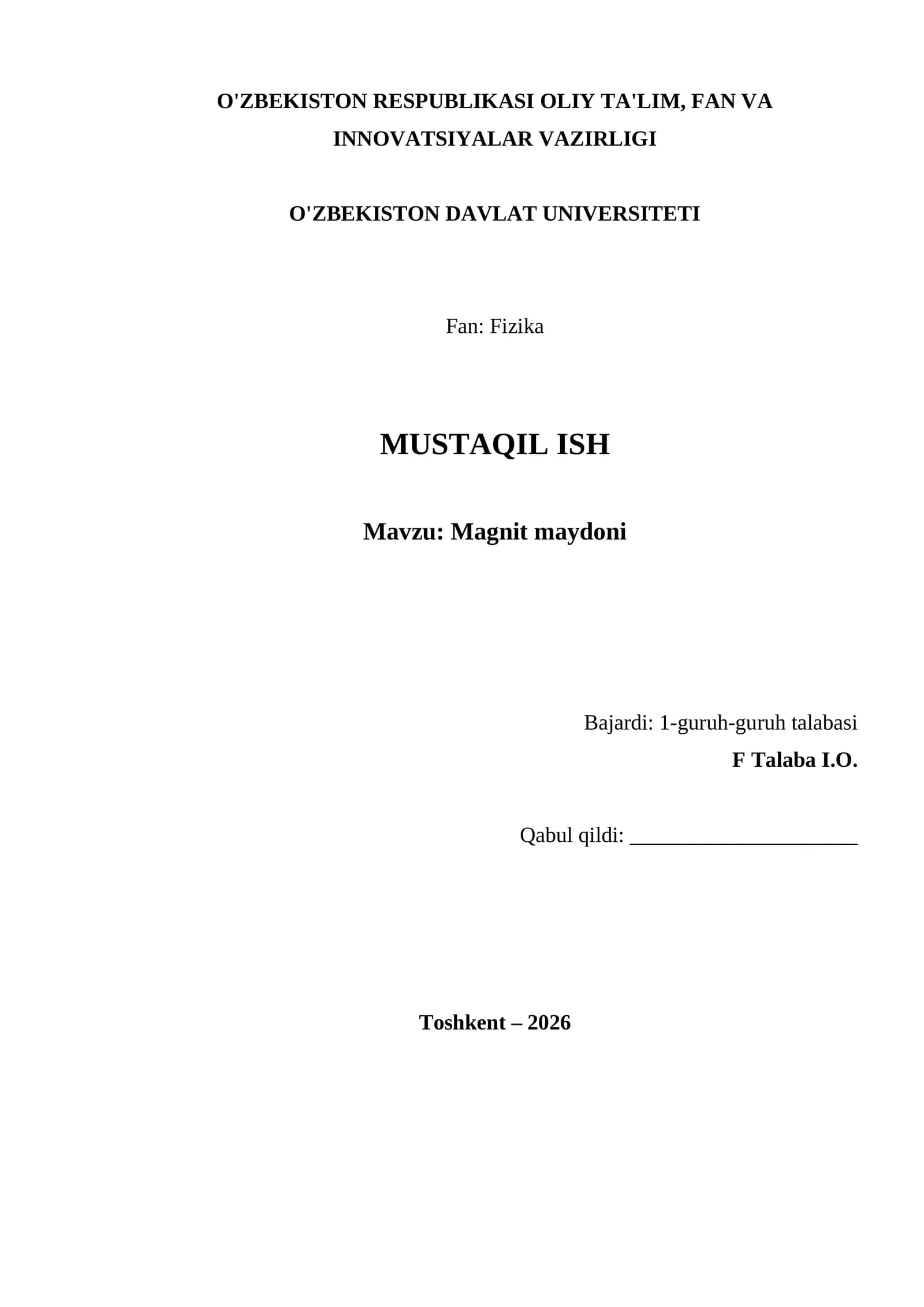 Magnit maydoni