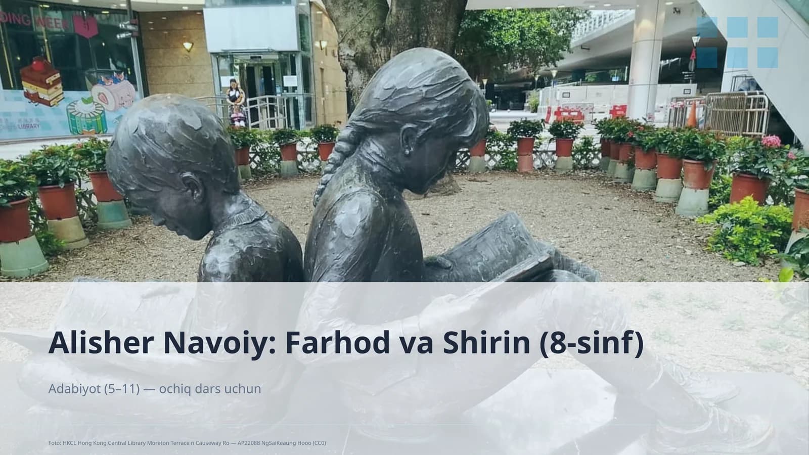 Alisher Navoiy: Farhod va Shirin (8-sinf)