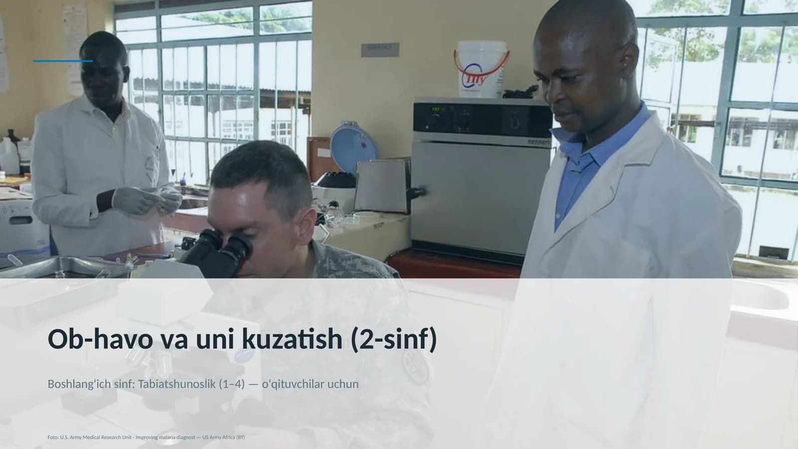 Ob-havo va uni kuzatish (2-sinf)