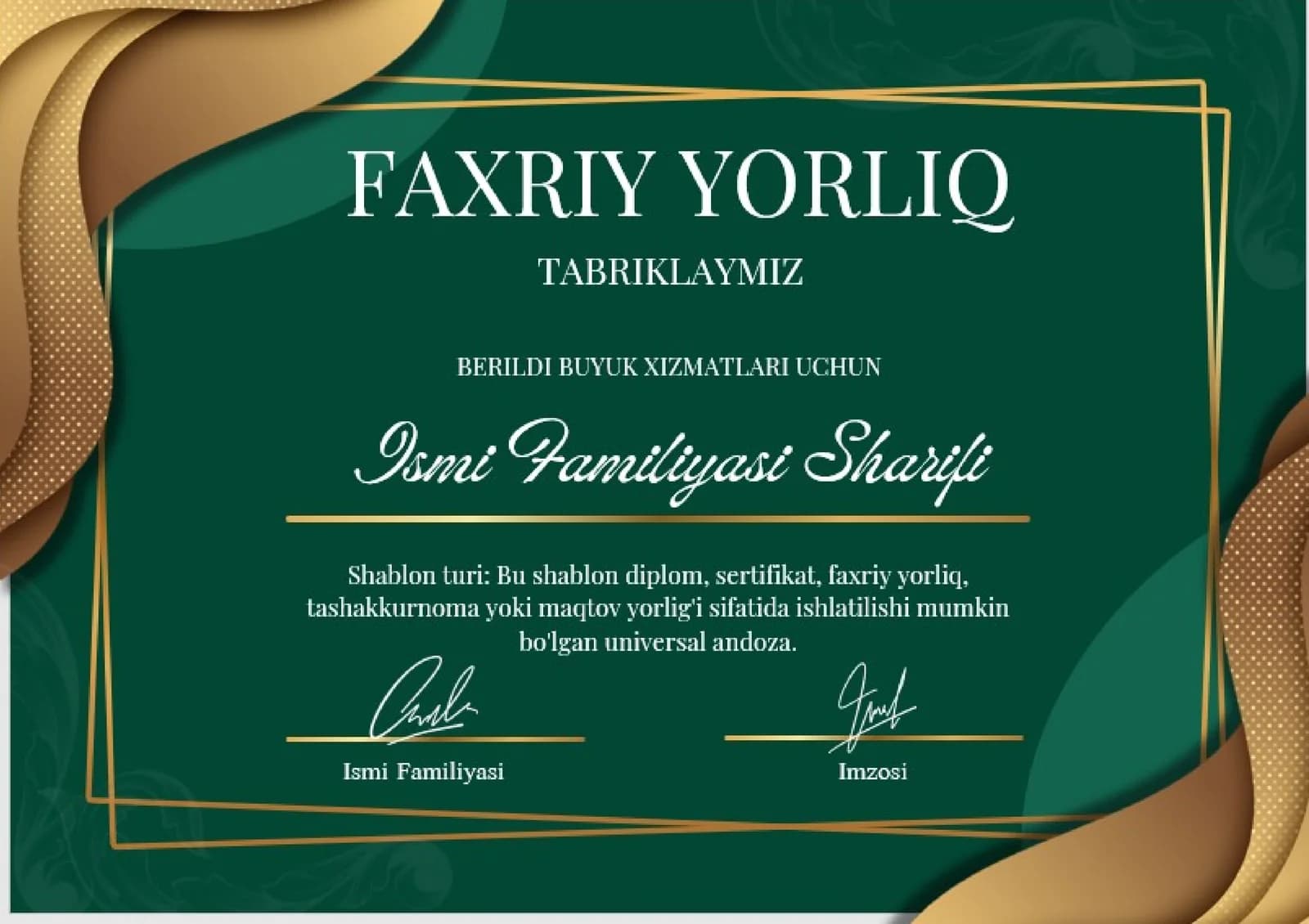 FAXRIY YORLIQ