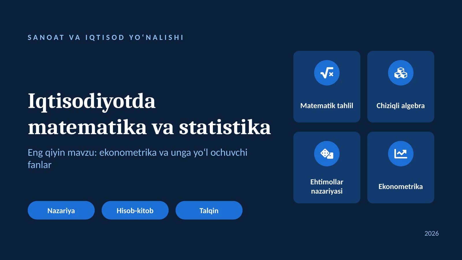 Matematika va statistika