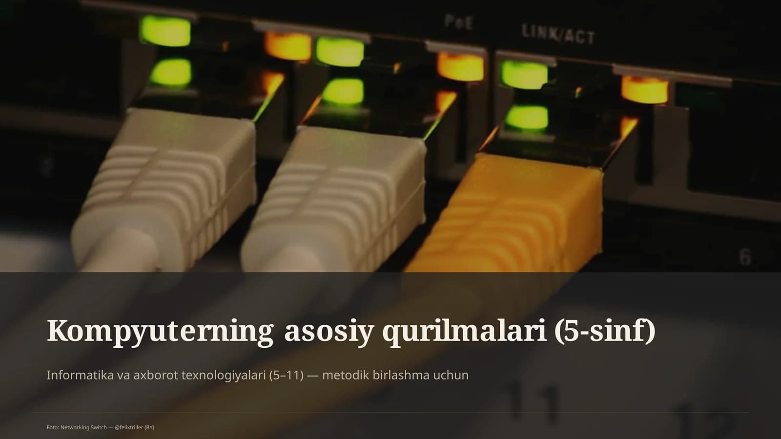 Kompyuterning asosiy qurilmalari (5-sinf)