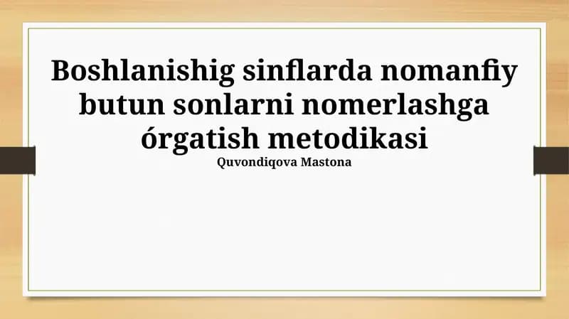 Raqamlashning psixologik-pedagogik asoslari va bosqichlari
