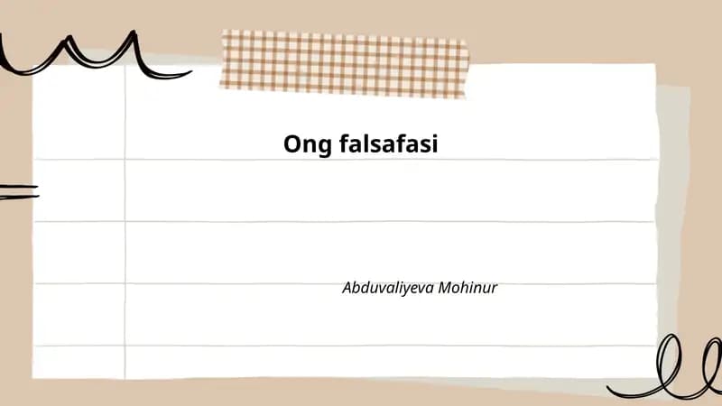 Ong falsafasi