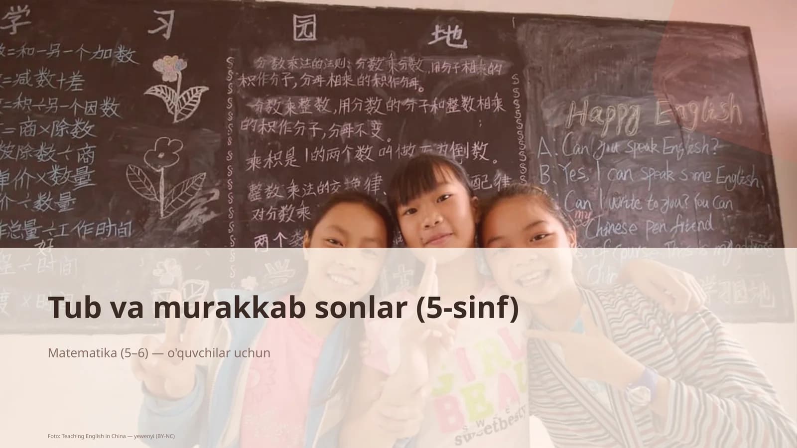 Tub va murakkab sonlar (5-sinf)