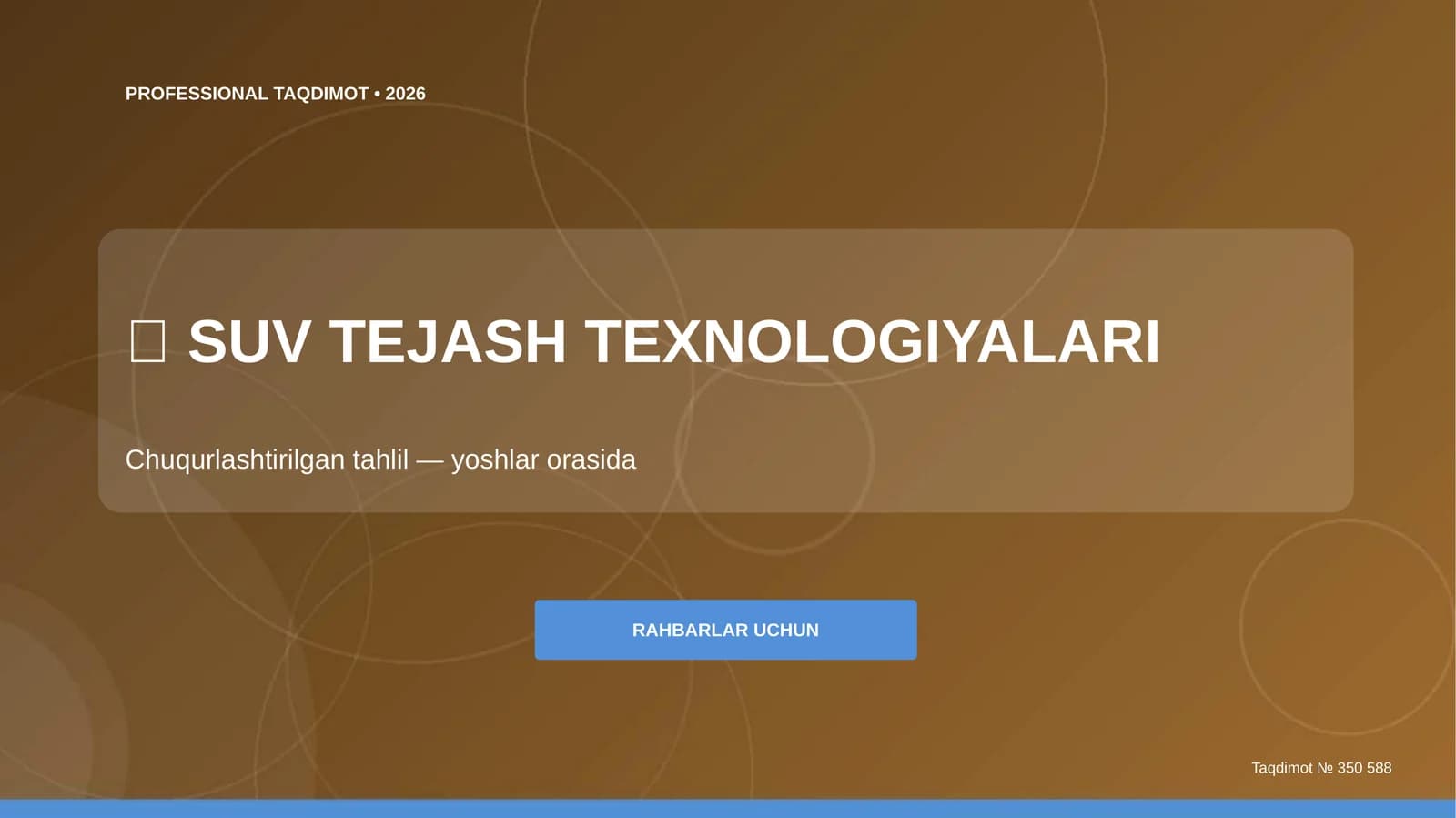 PROFESSIONAL TAQDIMOT • 2026