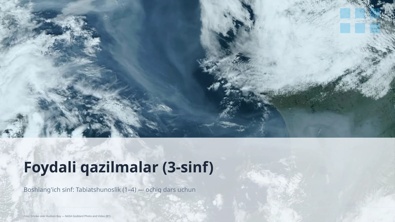 Foydali qazilmalar (3-sinf)